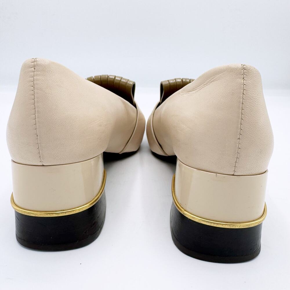Tory Burch Multi Logo Kiltie Loafer Pumps (Size 6) - Picture 8 of 16